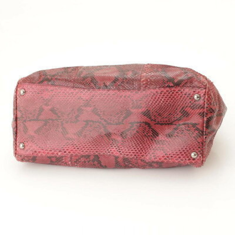 Prada Python Tote Bag Amarena Red - image 4